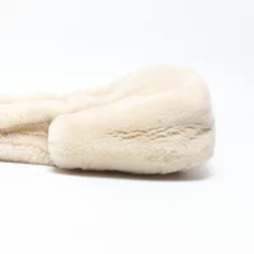 Prada Sheep Fur Handbag Beige - Picture 4 of 13